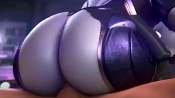 Widowmaker dicked good in her fabulously meaty ass (bliss sounds)